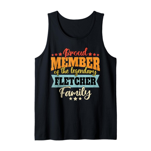Fletcher Last Name Fletcher Family Fletcher Tank Top