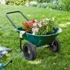 RONPOW 13" 4.00-6 Wheelbarrow Tire and Wheel, 4.00-6 Solid Tire