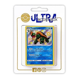 my-booster SWSH045-FR25-UB-SV029 Torgamord (Kamalm) SV029/SV122 Secret Dazzling Myboost X Epée et Bouclier, 4.5 Destinées Radieuses, Box of 10 French Pokémon Cards