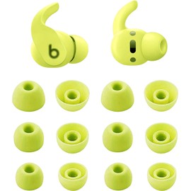 ALXCD Eartips Compatible with Beats Fit Pro, S/M/L 3 Sizes 6 Pairs Soft Silicon Earbuds Tips Replacement Ear Tips, Compatible with Beats Fit Pro, 6 Pairs Volt Yellow