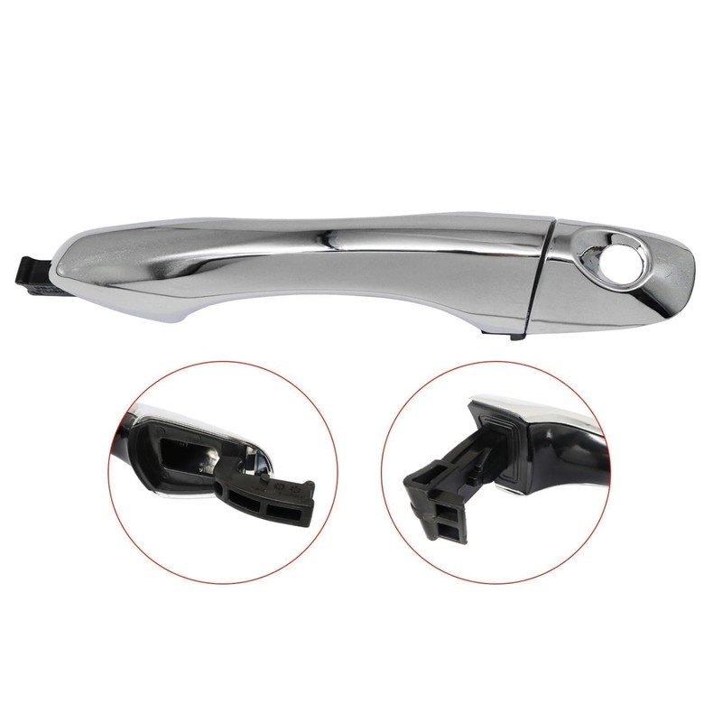 Priprilod Front Driver Side Chrome Outside Door Handle Compatible with