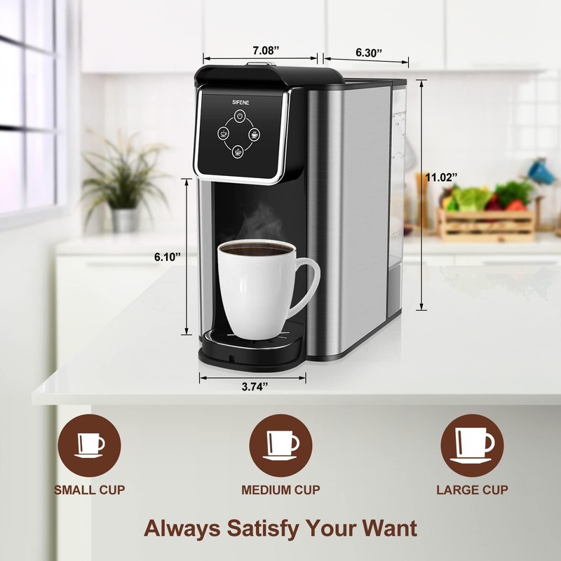 SIFENE single serve coffee machine 3-in-1 coffee maker for quick