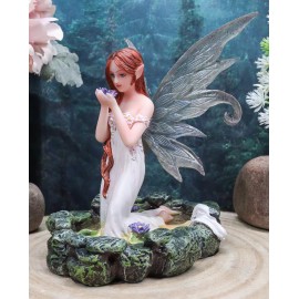 Ebros Fairy Lady Of The Lake Statue 6"Tall Water Elemental Fairy Figurine