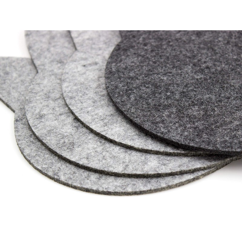 Luxflair Set of 6 Heat Resistant Trivets for the Table,
