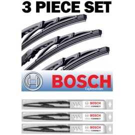 Bosch Direct Connect FRONT + REAR Windshield WIPER BLADES 3 PC SET 18"/18"/13"