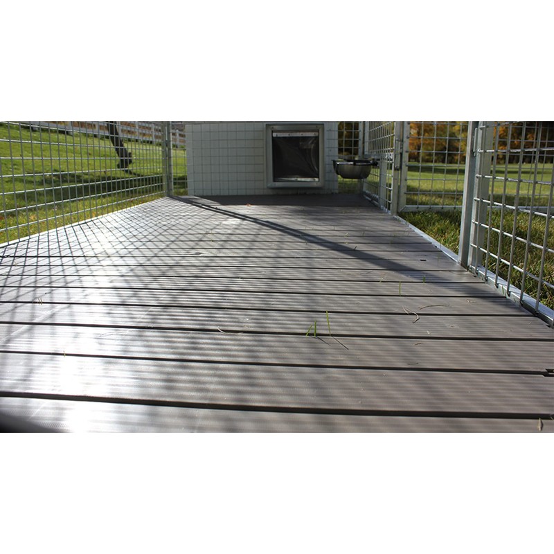 Single Large 2' X 4' Raised Dog Kennel Run Flooring