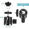 UTEBIT Free Head 360 Degree Rotatable Ball Head Diameter 0.8