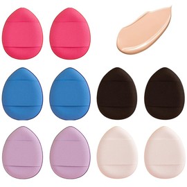 Makeup Sponge, Cushion Funde Puff Cosmetic Puff Droplets Shaped, Funde Sponge, Mini Size, For Wet & Dry Use, Portable, Soft, Multi-functional Makeup Puff Mini Makeup Tool (Set of 10)
