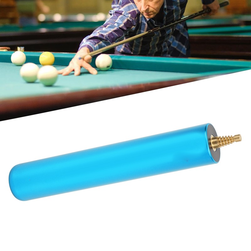 Aluminum Alloy Pool Billiard Cue Extension 6 Inch Snooker Cue