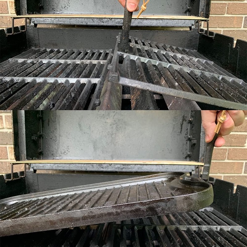 AJinTeby Grill Grate Lifter Cast Iron Universal Cooking Grid Lifter