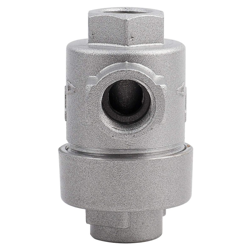 ASHATA Aluminum Air Valve,Threaded 1/4" BSPT Aluminum One-way Quick Exhaust