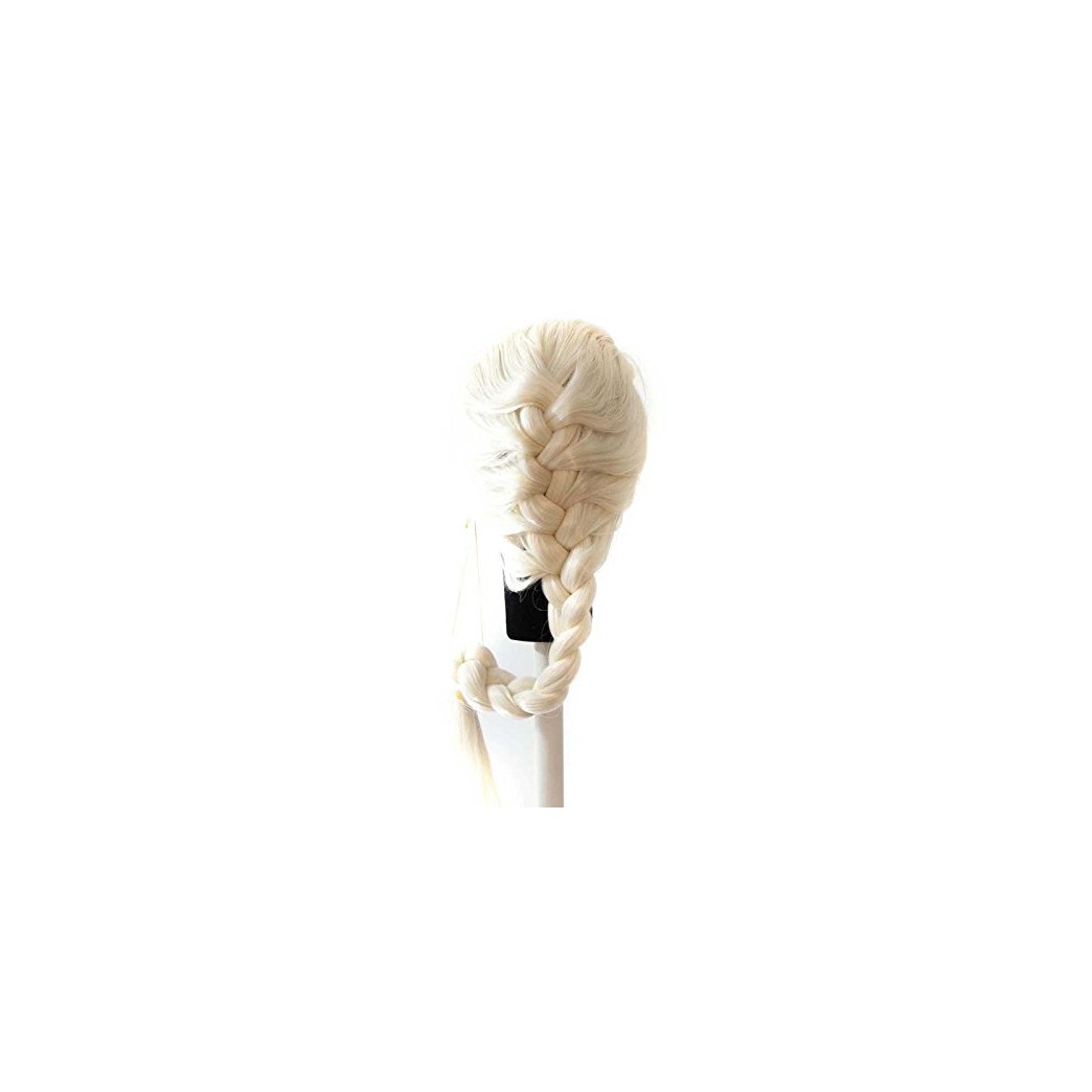 Elsa - Platinum Blond Wig 26'' French Braid with no Bangs