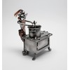 STEEMO Screw Man Chef Cooking Kitchen Gift Metal Art Decoration