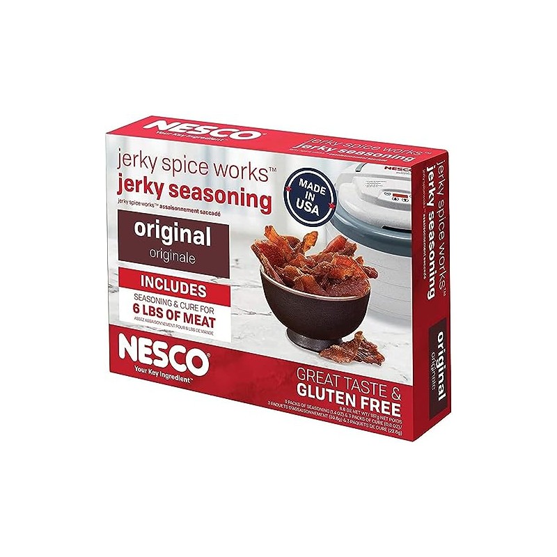 Nesco Jerky Original Seasoning 3 Pack (Makes 6 Pounds of