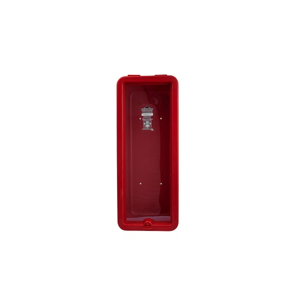 Red Surface-Mounted Fire Extinguisher Cabinet for 10 lb. Fire Extinguishers