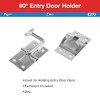 RV Designer E273 Zinc T-Style Entry Door Holder - Angled