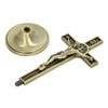 Catholic Cross Hand Made Zinc Alloy Metal Vertical Catholic Crucifix