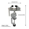 Bench Vice, 360 ° Rotating Table Vises,Mini Aluminum Alloy Table