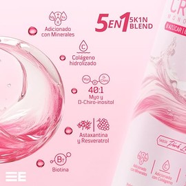 Elemental Creatina Plus Rosa PiSA  Myo  Chiro Inositol, Colageno, Resveratrol, Biotina, Electrolitos, Astaxantina, Citrato de Magnesio  Sin Azcar...  
