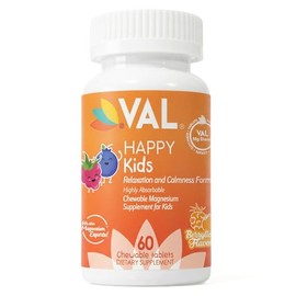 Val Magnesio Niños Alta Absorción Calma Relajación Concentración Glicinato Citrato Taurato Vitaminas Azúcar