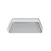 Staples TRU RED Side Load Stackable Metal Letter Tray, Silver,