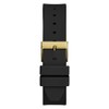 GUESS Ladies 38mm Watch - Black Strap Champagne Dial Two-Tone