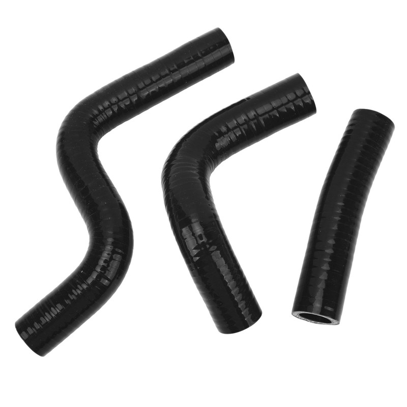 3PCS Silicone Radiator Coolant Hose Pipe Kit Stable Connection Leak