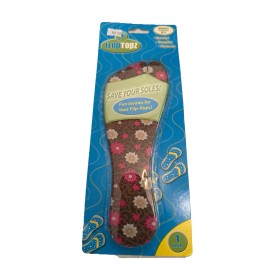 FlopTopz Womens Flip Flop Liners Cushioned Insoles Shoe Size 5-7 Pink Perfection