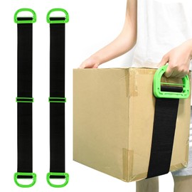 2 Pack Lifting Straps for Movers Adjustable Lifting Moving Straps Furniture Lifting Straps Moving Straps Multifunctional Heavy Lifting Straps for Furniture Mattress Boxes