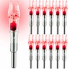 KEAUP 12 Pack X Lighted Nocks Universal Fit for Arrows