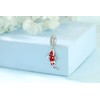 Qings Koi Carp Lucky Red Fish Charm Grain Bead 925