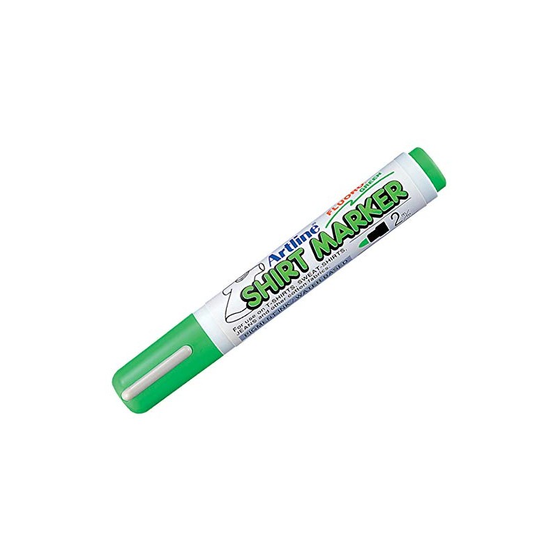 Artline EKT T-Shirt Marker Pen - Fluoro Green