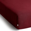 DecoKing Fitted Sheet Small Double Cotton Jersey Boxspring, Amber Collection,