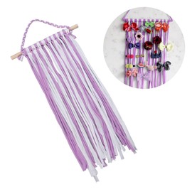 LABRIMP Hair Accessory for Girls Hair Barrettes for Girls Kids Hair Clips Hair Clips for Girls Barrette Holder for Girls Girl Child Wooden Storage Belt European and American