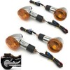 Universal 4Pcs Motorcycle Bullet Turn Signals Lights Compatible With Honda
