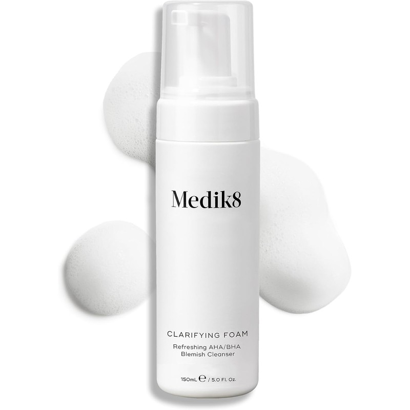 Medik8- Espuma Clarificante - Limpiador Ligero Exfoliante AHA y BHA