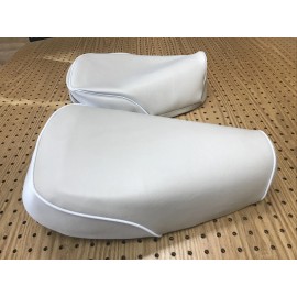 SUZUKI FZ50 1979 TO 1983 MODEL REPLACEMENT SEAT COVER OFF WHITE  (S*-27)