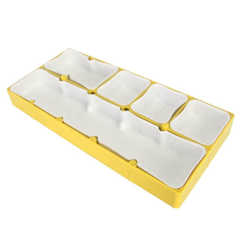 Watch Parts Storage Box Stackable 5 Compartments Acrylic Rubber Watch