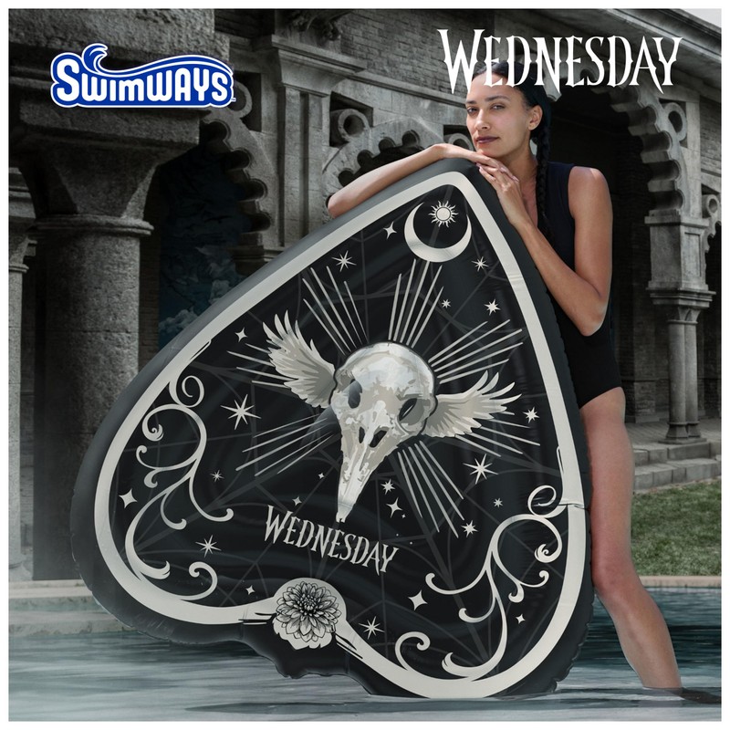 Swimways Wednesday Oversized Pool Float, Inflatable Pool Floats & Kids