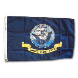 Navy - 5' x 8' Nylon Military Flag