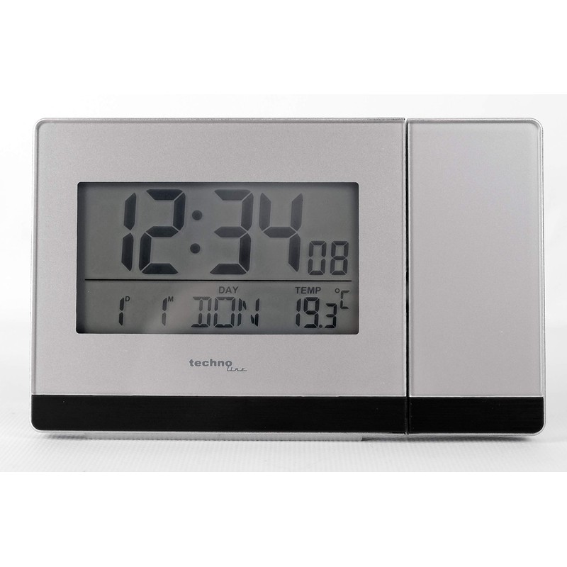 Technoline Touch sensor radio projection alarm clock.