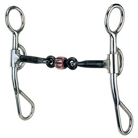 Reinsman 405 Argentine Snaffle with Dogbone and Copper Roller; Stage B