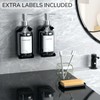 Stylish Shampoo and Conditioner Dispenser Wall Mount Set of 3