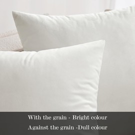 MIULEE Christmas Velvet Soft Decorative Square Throw Pillow Case Cushion Covers Pillowcases for Livingroom Sofa Bedroom with Invisible Zipper 26"x26" 1 Piece Pure White