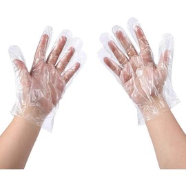 Disposable Food Prep Gloves - 500 count Plastic Food Safe Disposable Gloves, Food Handling, One Size Fits  500 count