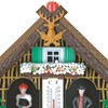Trenkle German Black Forest Weather House Made of Plastic, Weatherproof