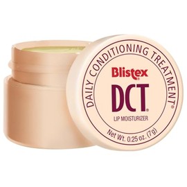 Blistex DCT Tratamiento acondicionador diario, 0.25 onzas (paquete de 12) – Hidratante labial con vitamina E, suaviza y suaviza la superficie de los labios producto diario para el cuidado de los