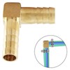 Zorfeter Brass Hose Barb Fitting 5/16" 8mm ID 90 Degree