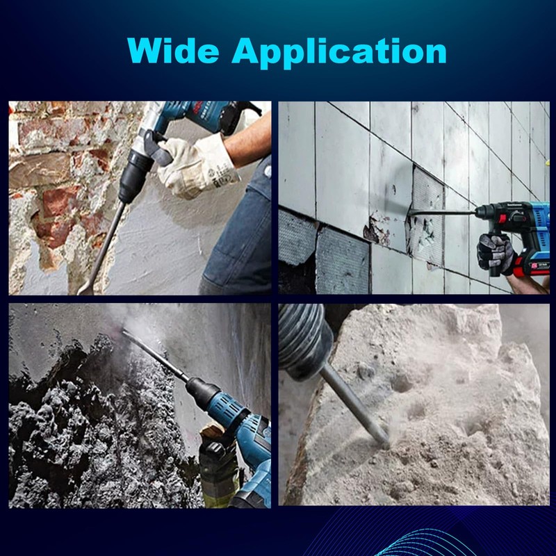 Phyxlyn 24-Inch SDS Plus Chisel Set, 3/4 Inch Flat Chisel