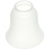 Westinghouse Lighting 8703640 4.3 cm Frosted Glass Bell Shade, White,